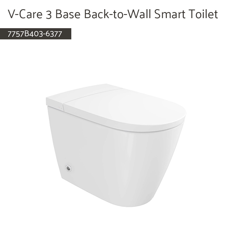 7757B403-6377 V-Care 3 Base Back-to-Wall Smart Toilet